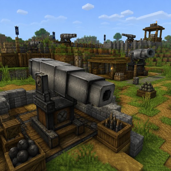 Пушки и артиллерия Create Big Cannons
